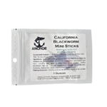 Anchor Essentials California Blackworm Mini Sticks packaging - 4 oz